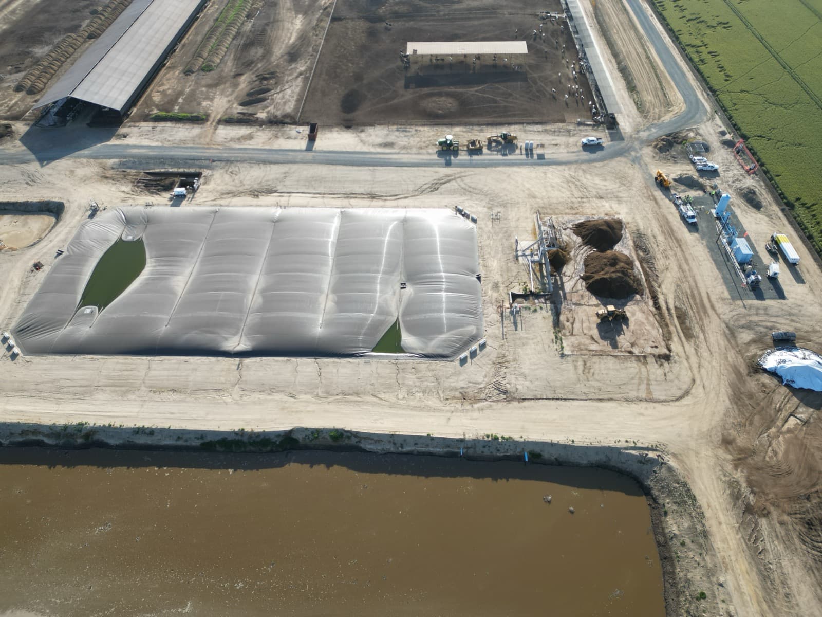 How a Gas-Tight Cover Turns an Existing Anaerobic Lagoon Into a Biogas Capture System
