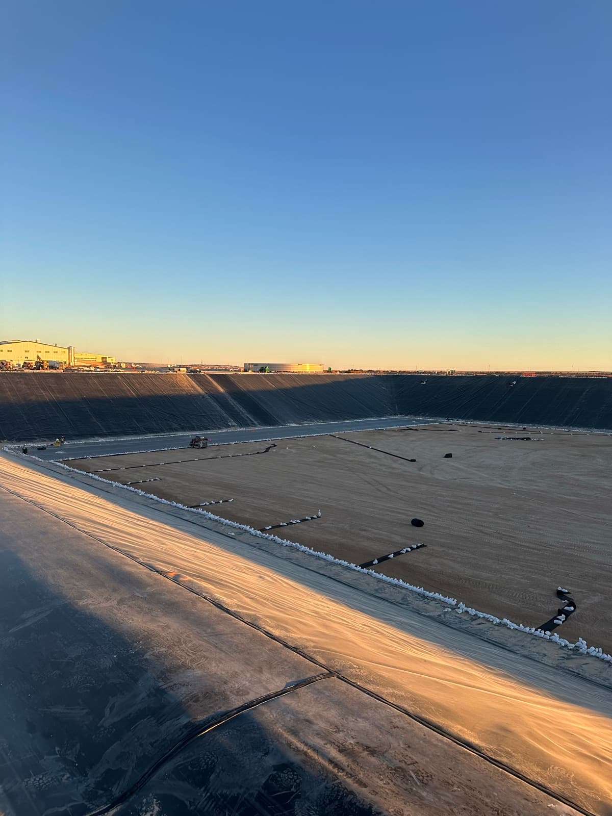 EFI lagoon liner installation and replacement in the field