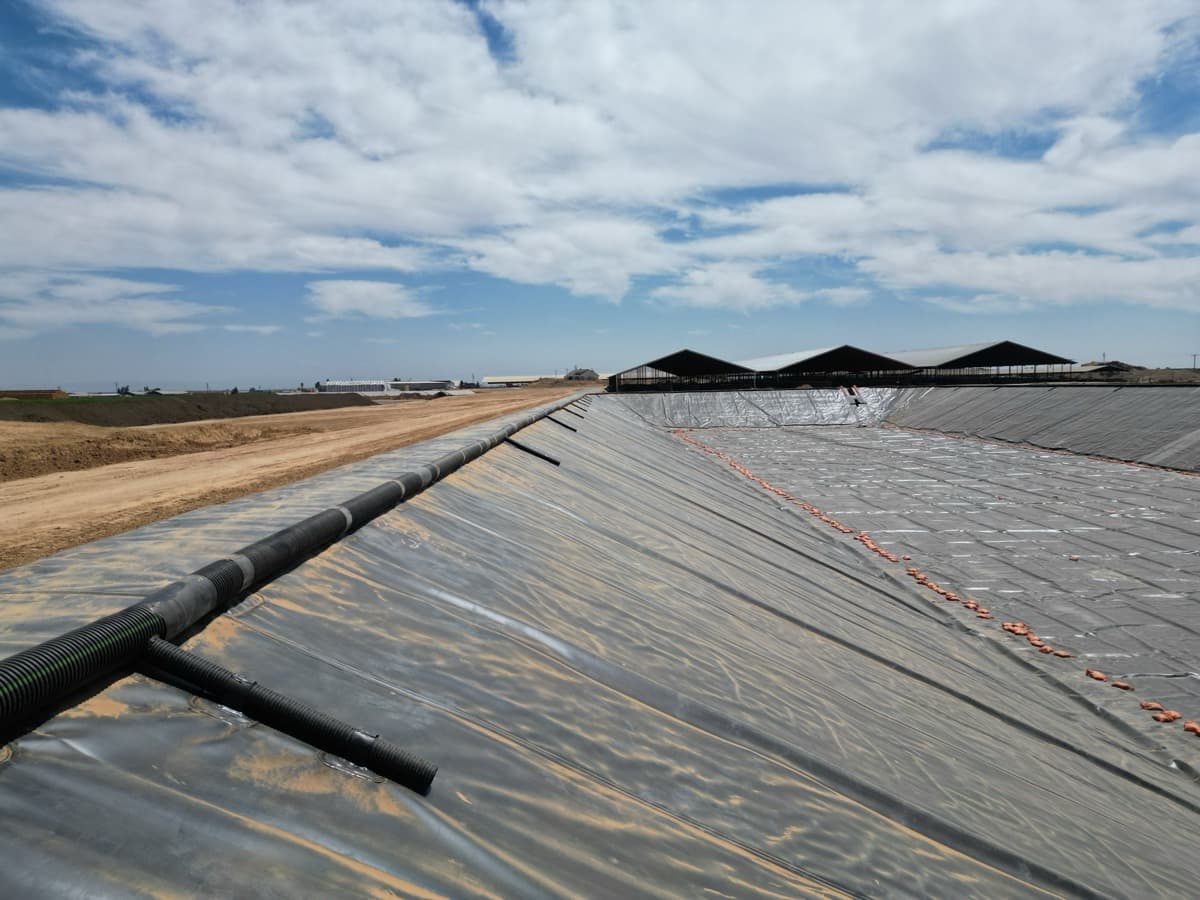 Verwey Dairy, Covered Lagoon Digester Installation