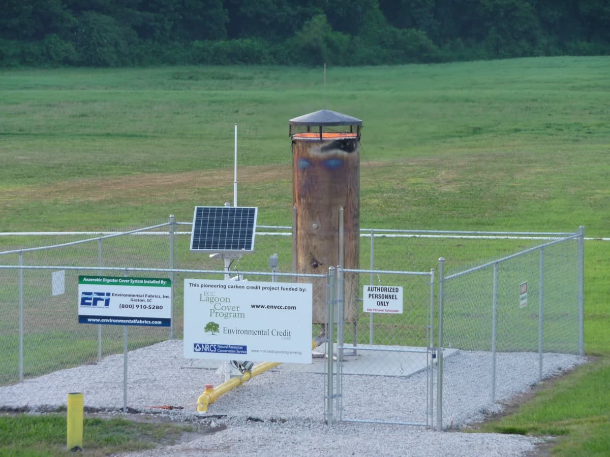 After - Biogas Piping System